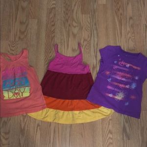 Children’s place 7/8 Dress, Tank Top, & t-shirt